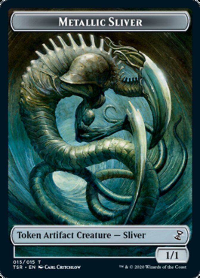 Metallic Sliver Token [Time Spiral Remastered Tokens] | Galaxy Games LLC