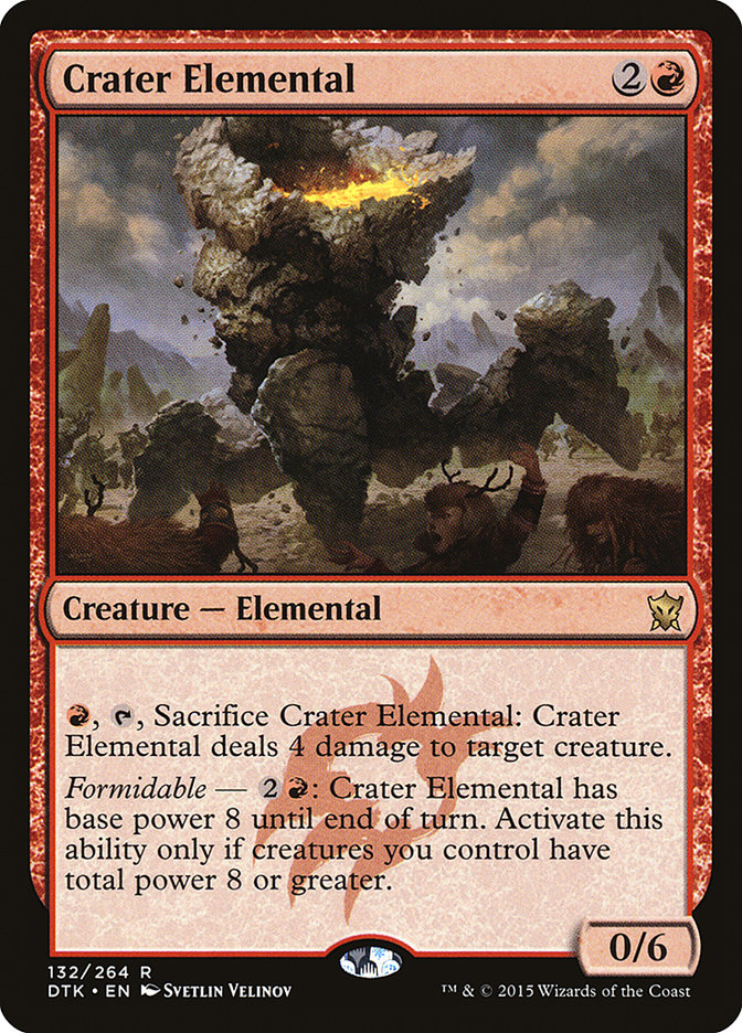 Crater Elemental [Dragons of Tarkir] | Galaxy Games LLC