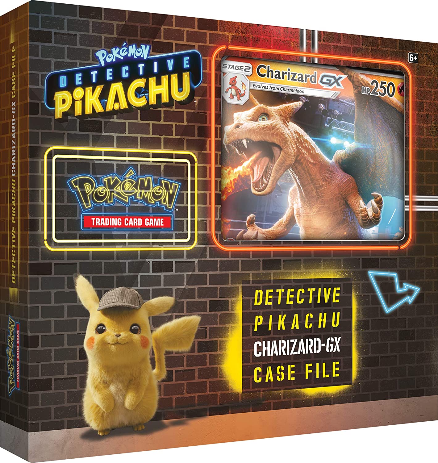 Detective Pikachu - Charizard GX Case File | Galaxy Games LLC