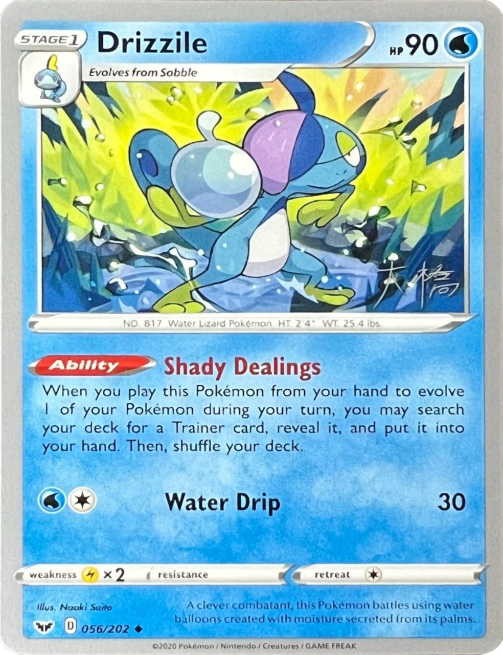 Drizzile (056/202) (Ice Rider Palkia - Rikuto Ohashi) [World Championships 2022] | Galaxy Games LLC