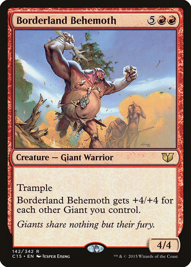 Borderland Behemoth [Commander 2015] | Galaxy Games LLC