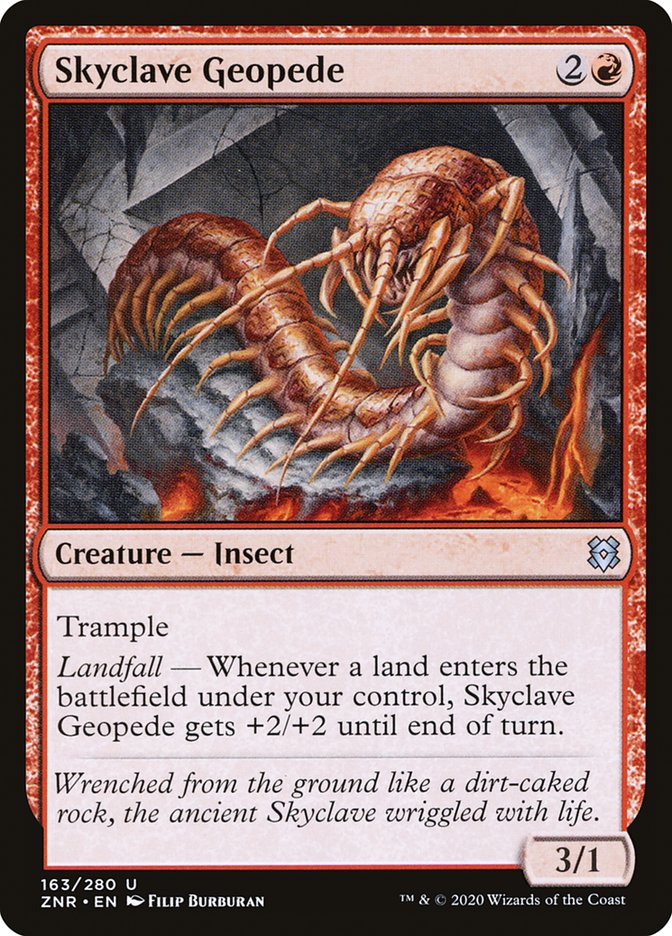 Skyclave Geopede [Zendikar Rising] | Galaxy Games LLC
