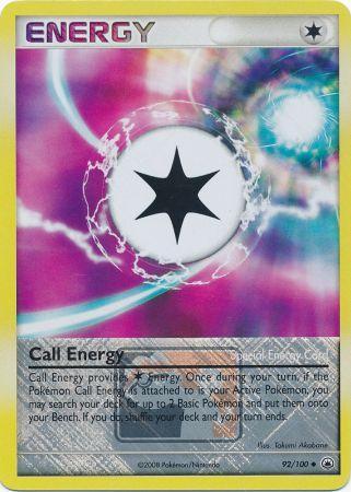 Call Energy (92/100) (League Promo) [Diamond & Pearl: Majestic Dawn] | Galaxy Games LLC