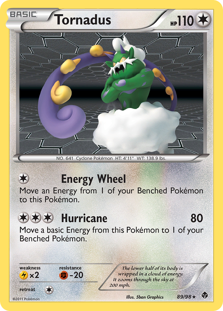 Tornadus (89/98) [Black & White: Emerging Powers] | Galaxy Games LLC