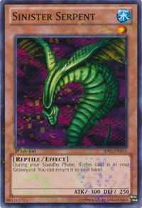 Sinister Serpent [BP02-EN015] Mosaic Rare | Galaxy Games LLC