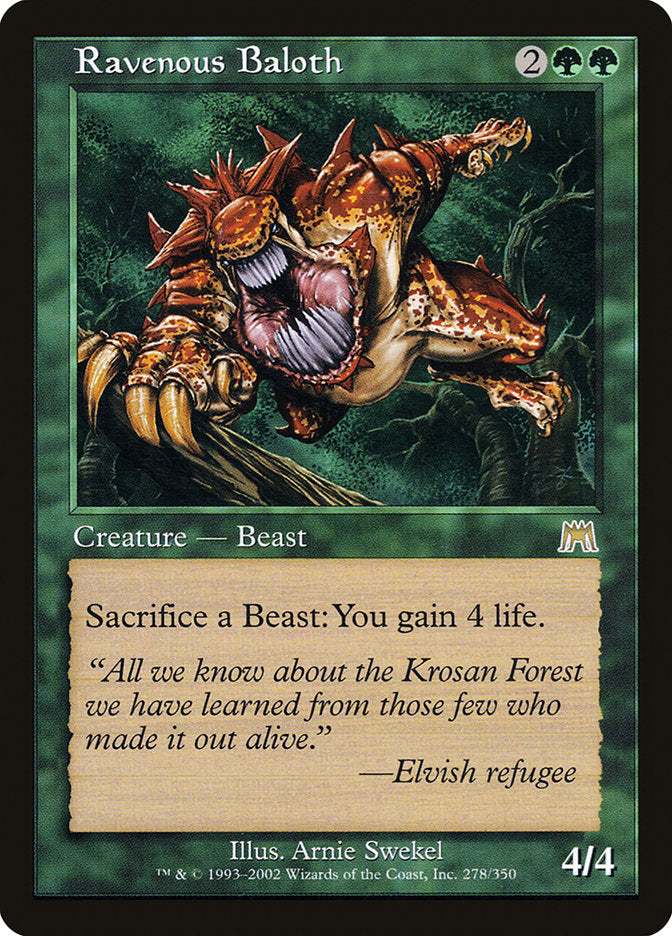 Ravenous Baloth [Onslaught] | Galaxy Games LLC