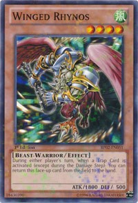 Winged Rhynos [BP02-EN051] Mosaic Rare | Galaxy Games LLC