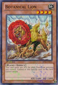 Botanical Lion [BP02-EN074] Mosaic Rare | Galaxy Games LLC