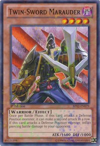 Twin-Sword Marauder [BP02-EN079] Mosaic Rare | Galaxy Games LLC