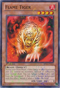 Flame Tiger [BP02-EN113] Mosaic Rare | Galaxy Games LLC