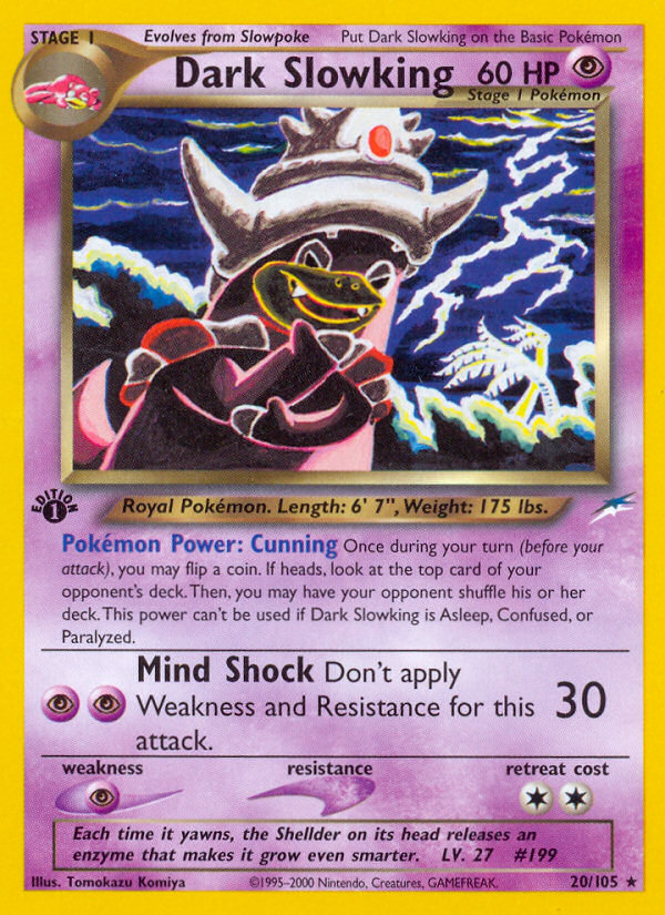 Dark Slowking (20/105) [Neo Destiny 1st Edition] | Galaxy Games LLC