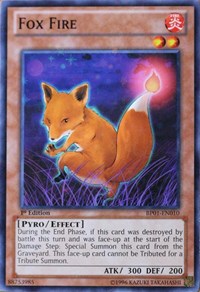 Fox Fire [BP01-EN010] Starfoil Rare | Galaxy Games LLC