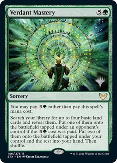 Verdant Mastery (Promo Pack) [Strixhaven: School of Mages Promos] | Galaxy Games LLC