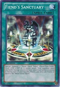 Fiend's Sanctuary [BP01-EN076] Starfoil Rare | Galaxy Games LLC