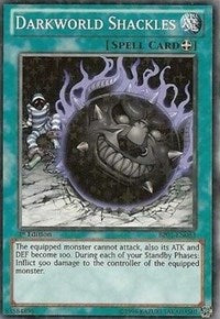 Darkworld Shackles [BP01-EN083] Starfoil Rare | Galaxy Games LLC