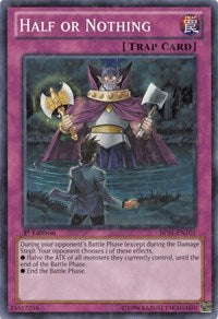 Half or Nothing [BP01-EN101] Starfoil Rare | Galaxy Games LLC