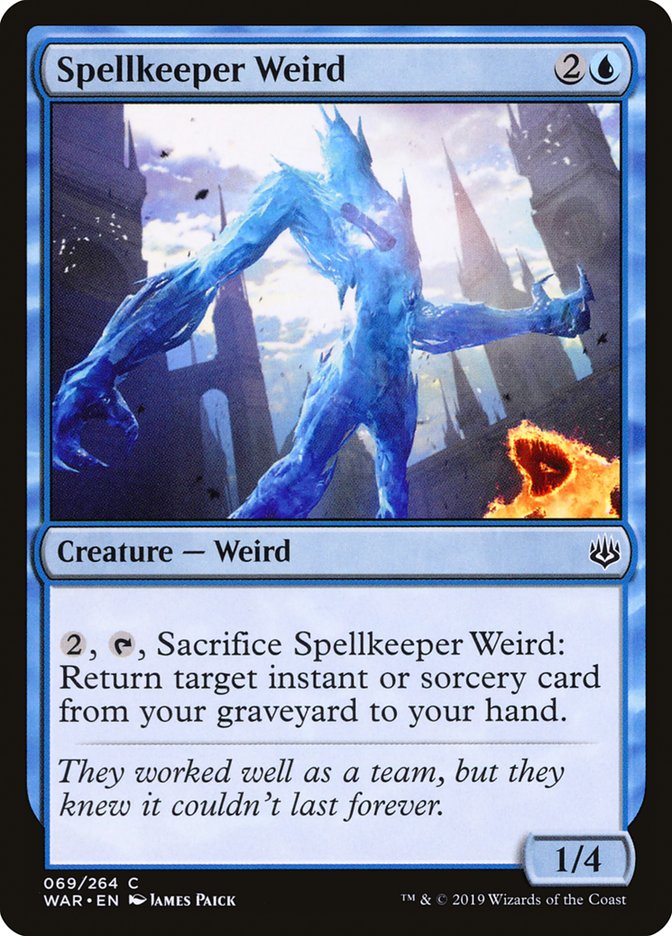 Spellkeeper Weird [War of the Spark] | Galaxy Games LLC