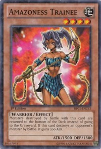 Amazoness Trainee [BP01-EN213] Starfoil Rare | Galaxy Games LLC