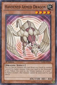 Hardened Armed Dragon [BP01-EN214] Starfoil Rare | Galaxy Games LLC