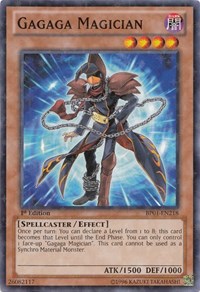 Gagaga Magician [BP01-EN218] Starfoil Rare | Galaxy Games LLC