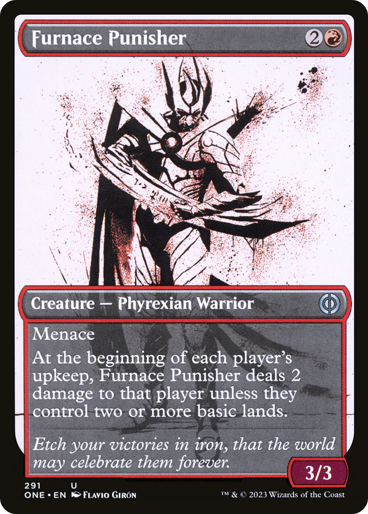 Furnace Punisher (Showcase Ichor) [Phyrexia: All Will Be One] | Galaxy Games LLC