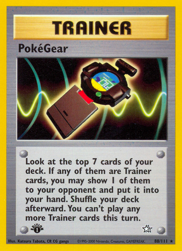 PokeGear (88/111) [Neo Genesis 1st Edition] | Galaxy Games LLC