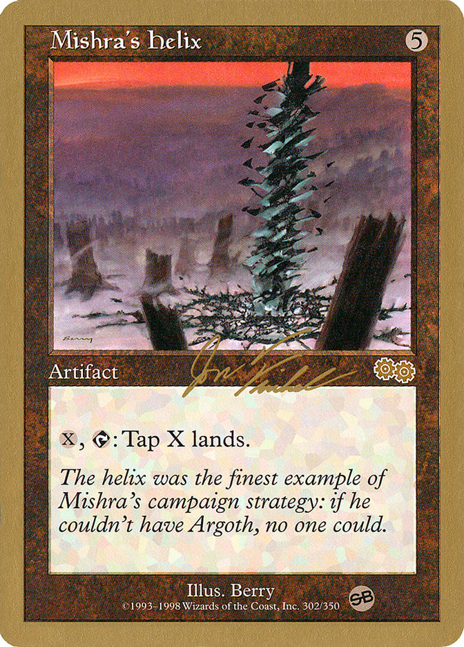 Mishra's Helix (Jon Finkel) (SB) [World Championship Decks 2000] | Galaxy Games LLC