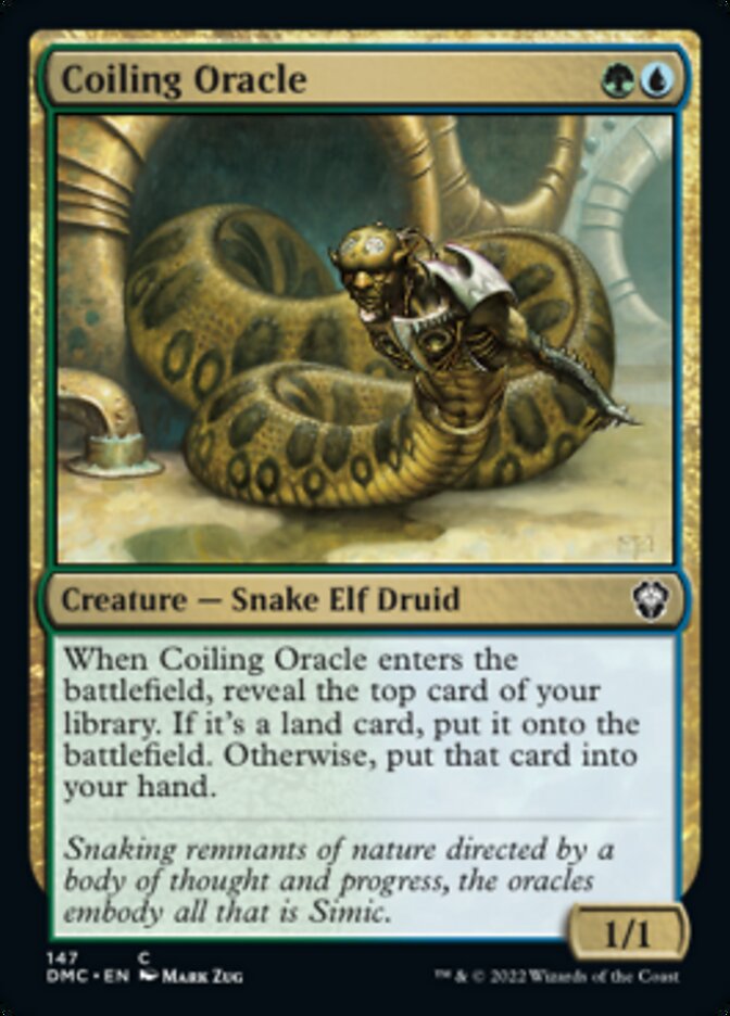 Coiling Oracle [Dominaria United Commander] | Galaxy Games LLC