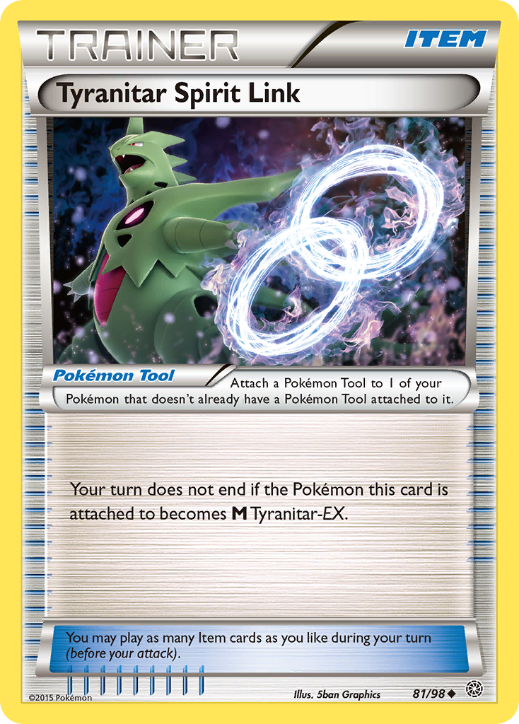 Tyranitar Spirit Link (81/98) [XY: Ancient Origins] | Galaxy Games LLC