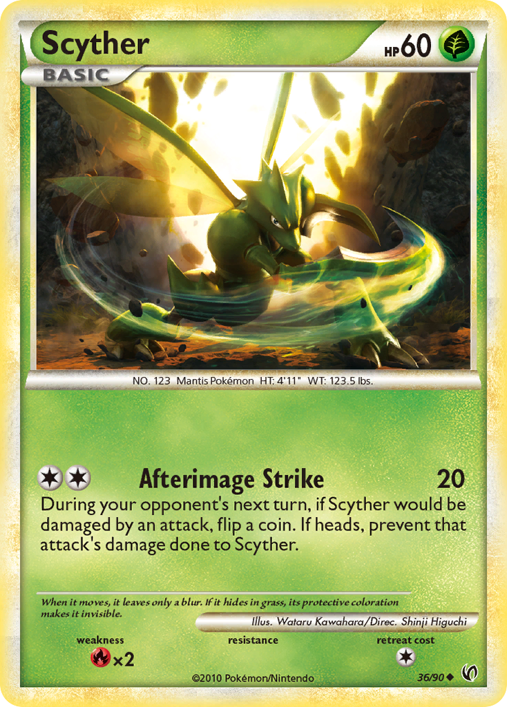 Scyther (36/90) [HeartGold & SoulSilver: Undaunted] | Galaxy Games LLC