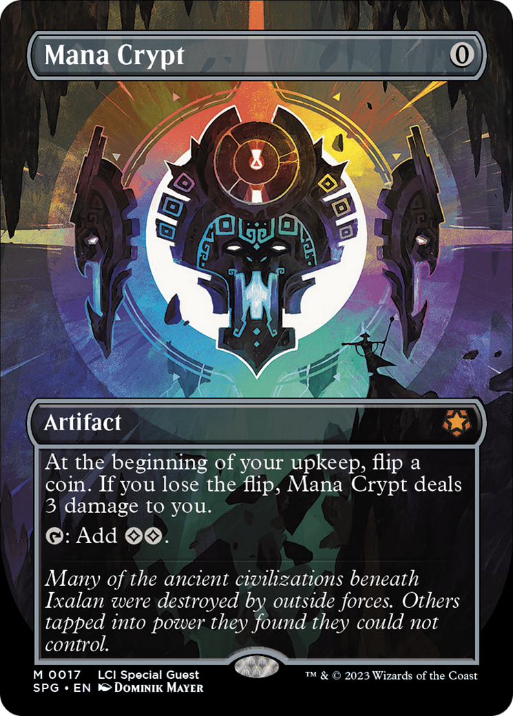 Mana Crypt (Borderless) [The Lost Caverns of Ixalan Special Guests] | Galaxy Games LLC