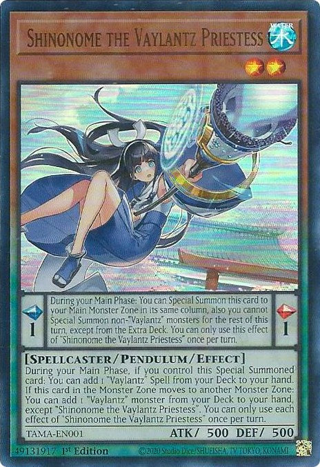 Shinonome the Vaylantz Priestess [TAMA-EN001] Ultra Rare | Galaxy Games LLC