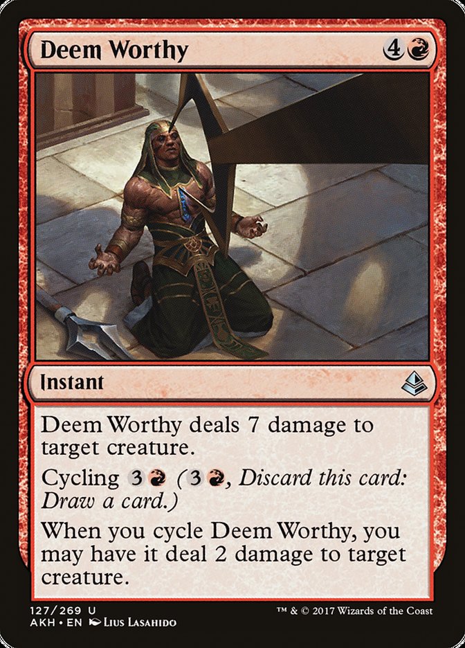 Deem Worthy [Amonkhet] | Galaxy Games LLC