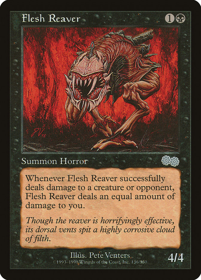 Flesh Reaver [Urza's Saga] | Galaxy Games LLC