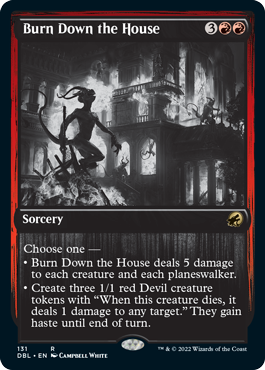 Burn Down the House [Innistrad: Double Feature] | Galaxy Games LLC