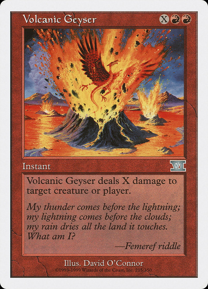 Volcanic Geyser [Classic Sixth Edition] | Galaxy Games LLC