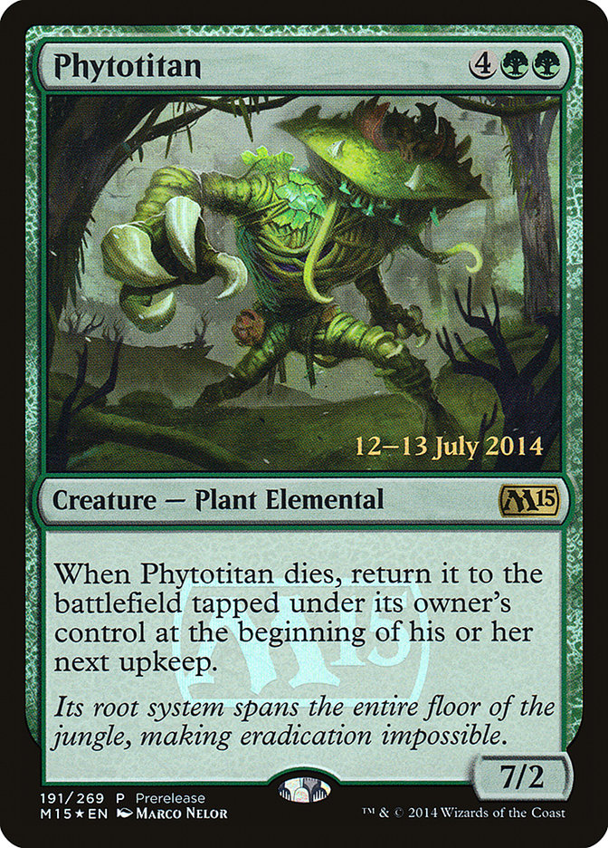 Phytotitan [Magic 2015 Prerelease Promos] | Galaxy Games LLC