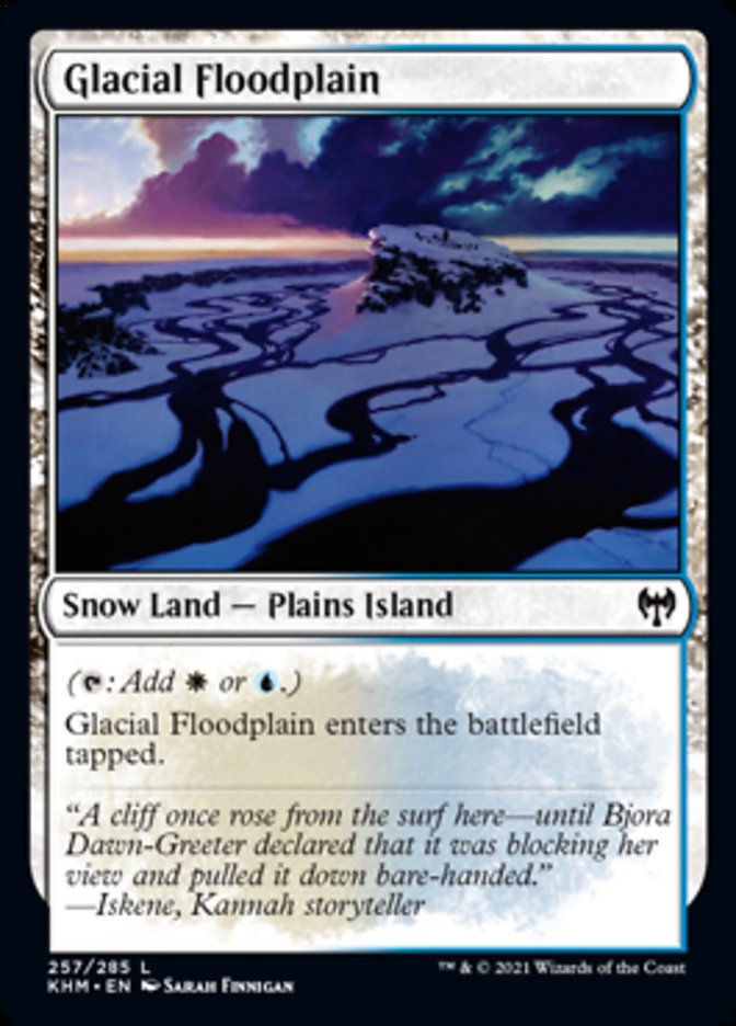 Glacial Floodplain [Kaldheim] | Galaxy Games LLC