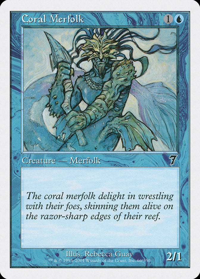 Coral Merfolk [Seventh Edition] | Galaxy Games LLC