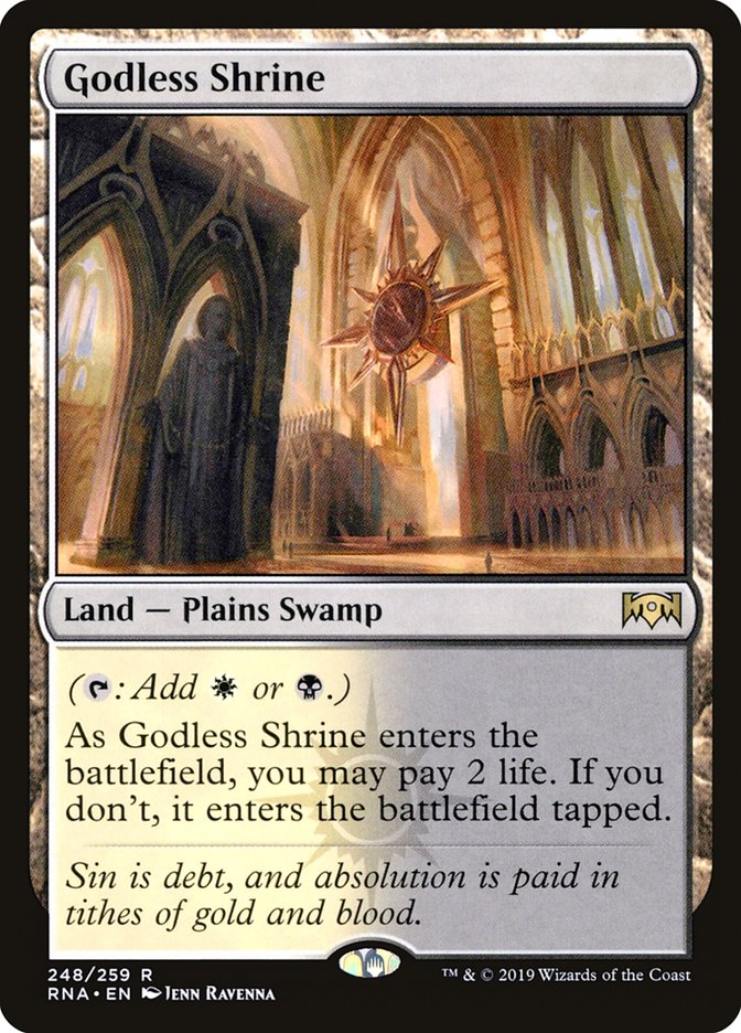 Godless Shrine [Ravnica Allegiance] | Galaxy Games LLC