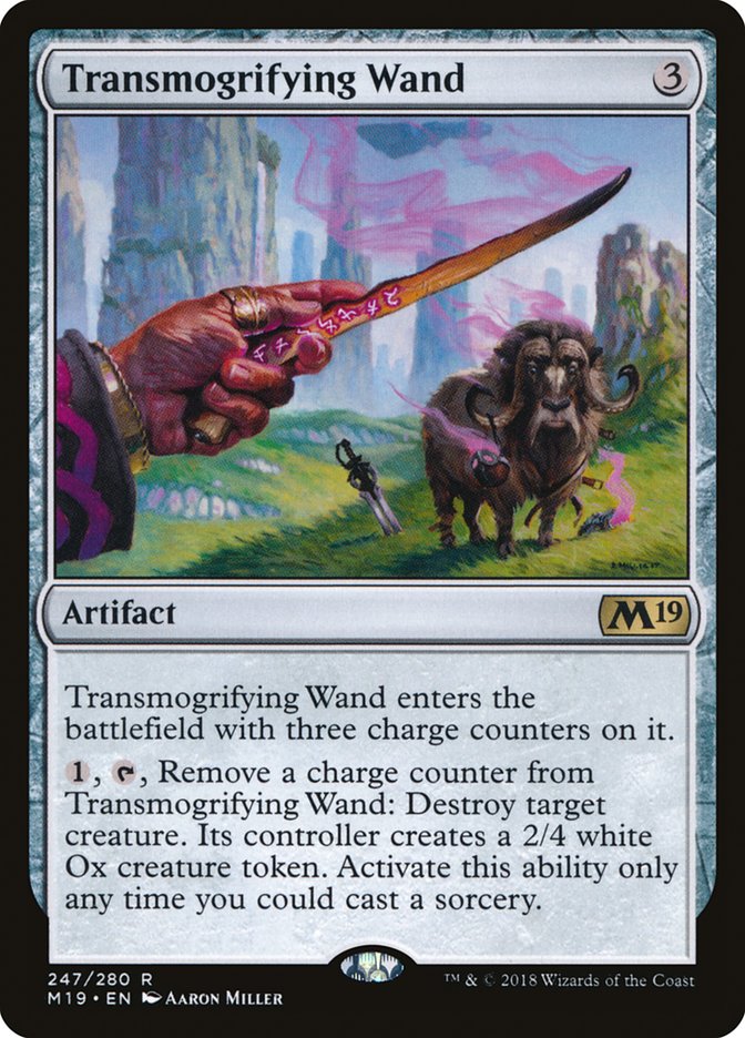 Transmogrifying Wand [Core Set 2019] | Galaxy Games LLC