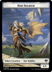 Zombie (0019) // Kor Soldier Double-Sided Token [Commander Masters Tokens] | Galaxy Games LLC