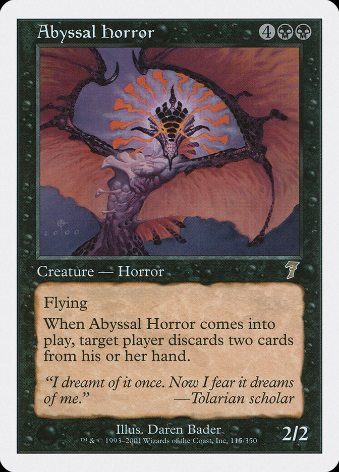 Abyssal Horror [Seventh Edition] | Galaxy Games LLC