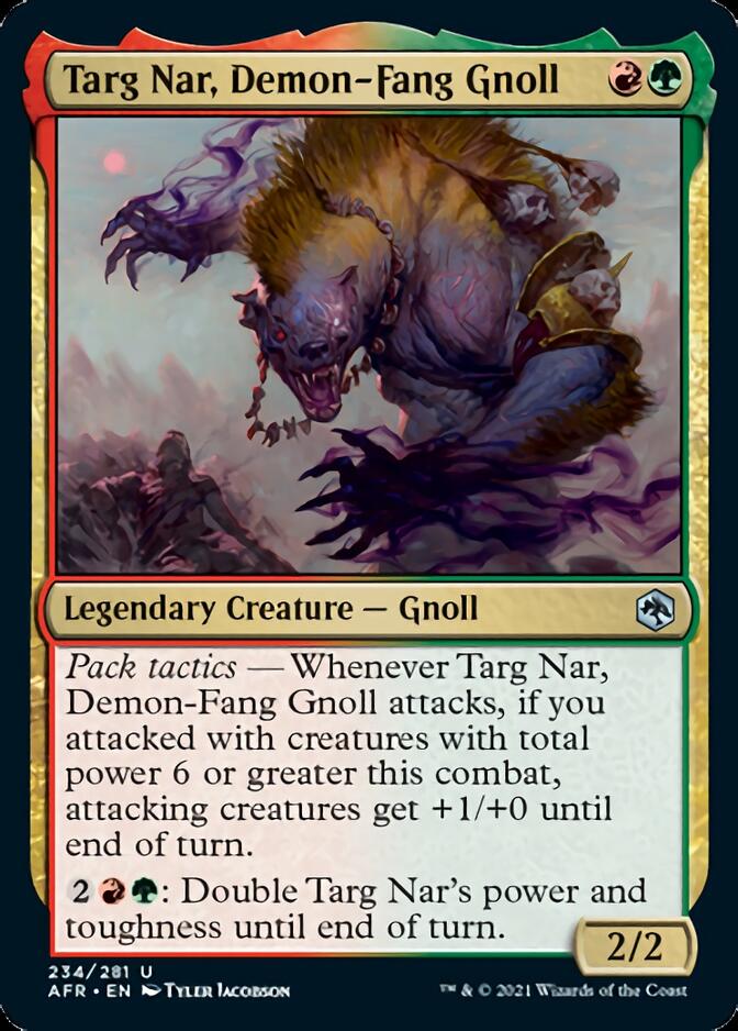Targ Nar, Demon-Fang Gnoll [Dungeons & Dragons: Adventures in the Forgotten Realms] | Galaxy Games LLC