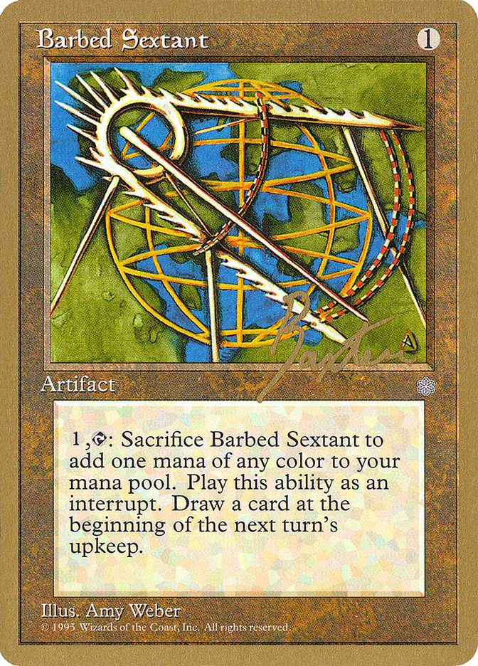 Barbed Sextant (George Baxter) [Pro Tour Collector Set] | Galaxy Games LLC