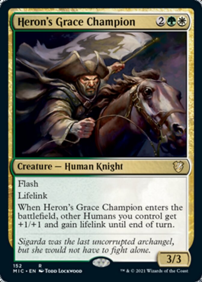 Heron's Grace Champion [Innistrad: Midnight Hunt Commander] | Galaxy Games LLC