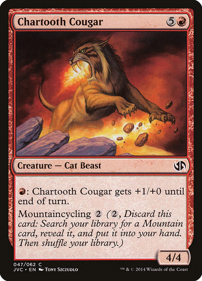 Chartooth Cougar [Duel Decks Anthology] | Galaxy Games LLC