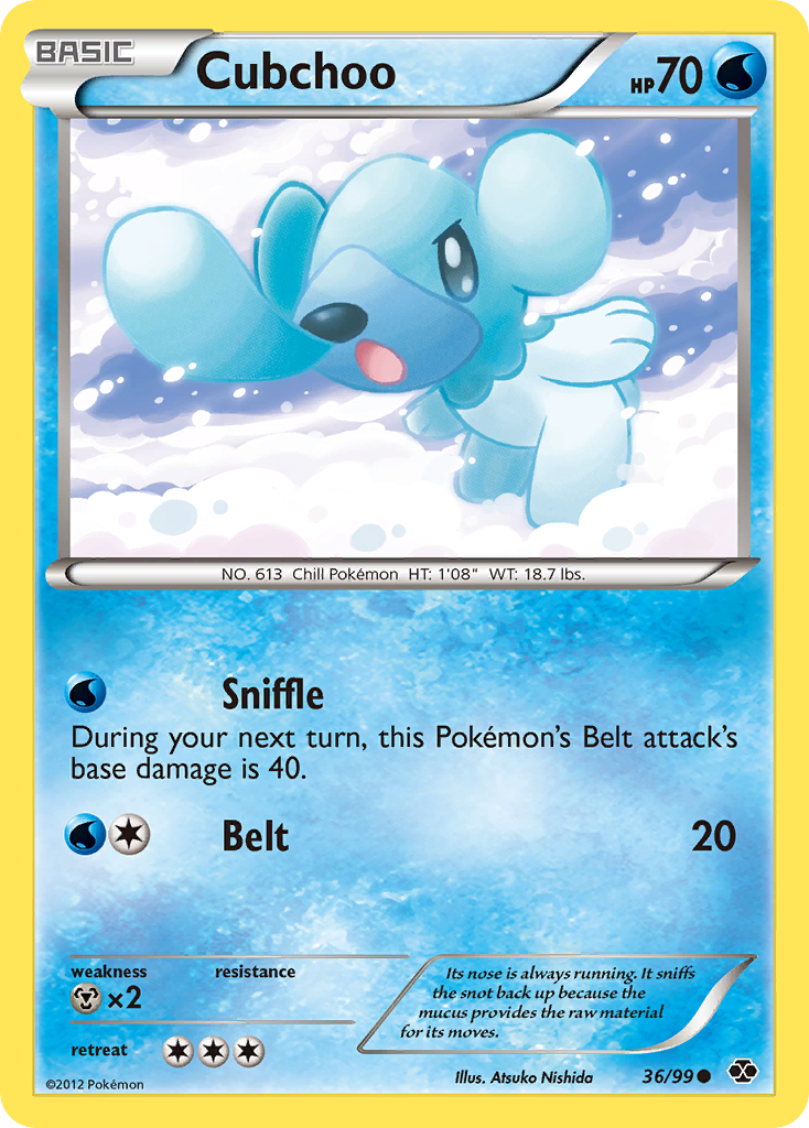 Cubchoo (36/99) [Black & White: Next Destinies] | Galaxy Games LLC