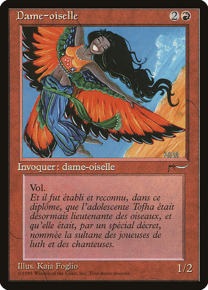 Bird Maiden (French) - "Dame-oiselle" [Renaissance] | Galaxy Games LLC