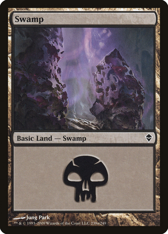 Swamp (239a) [Zendikar] | Galaxy Games LLC